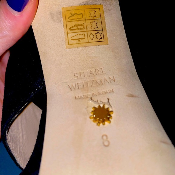 Stuart Weitzman Black Jerry Women’s Platform High Sandals - Picture 2 of 3